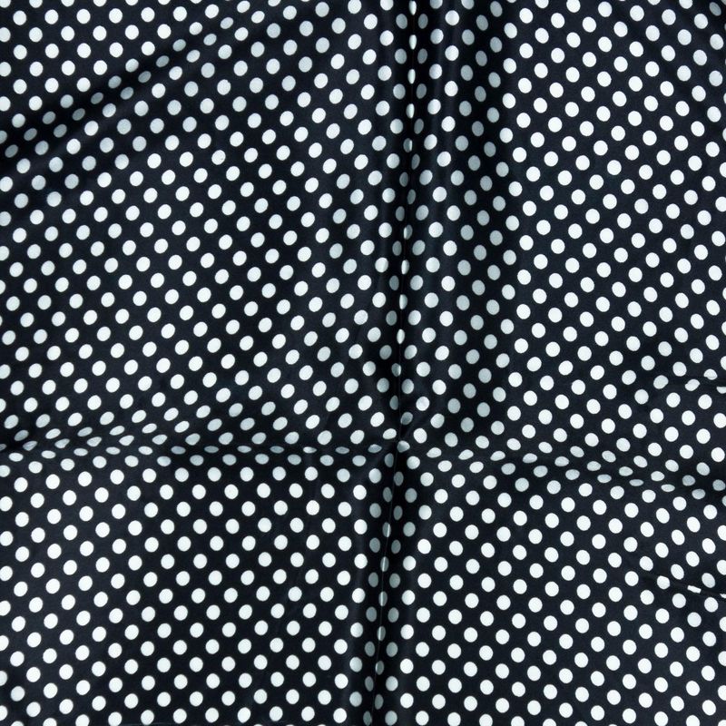 Fashion, accesorii si bijuterii - Femei - Accesorii femei - Esarfe si fulare femei - Esarfa, Batic, de dama, Negru cu buline albe, 50x50 cm - ES162 - Infinity.ro