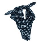 Fashion, accesorii si bijuterii - Femei - Accesorii femei - Esarfe si fulare femei - Esarfa, Batic, de dama, Negru cu buline albe, 50x50 cm - ES162 - Infinity.ro