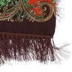 Fashion, accesorii si bijuterii - Femei - Accesorii femei - Esarfe si fulare femei - Sal de dama, Buticcochet, Viscoza, cu imprimeu floral, 108x108 cm, Maro - ES1834 - Infinity.ro