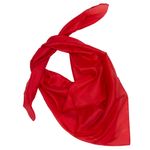 Fashion, accesorii si bijuterii - Femei - Accesorii femei - Esarfe si fulare femei - Esarfa, Batic, de dama, Buticcochet, Rosie din  matase, 90x90 cm - ES350 - Infinity.ro