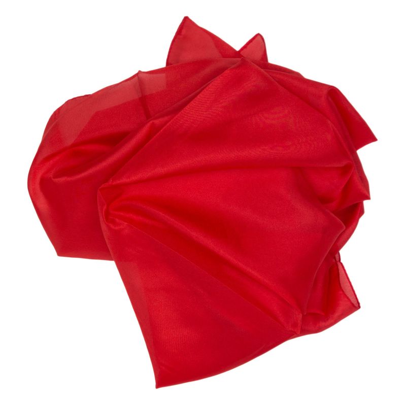 Fashion, accesorii si bijuterii - Femei - Accesorii femei - Esarfe si fulare femei - Esarfa, Batic, de dama, Buticcochet, Rosie din  matase, 90x90 cm - ES350 - Infinity.ro