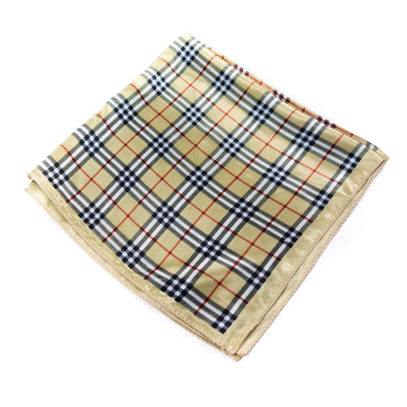 Fashion, accesorii si bijuterii - Femei - Accesorii femei - Esarfe si fulare femei - Batic, dama, din saten, ButicCochet, 50x50 cm, Bej - ES07 - Infinity.ro