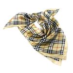 Fashion, accesorii si bijuterii - Femei - Accesorii femei - Esarfe si fulare femei - Batic, dama, din saten, ButicCochet, 50x50 cm, Bej - ES07 - Infinity.ro