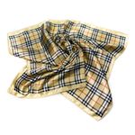 Fashion, accesorii si bijuterii - Femei - Accesorii femei - Esarfe si fulare femei - Batic, dama, din saten, ButicCochet, 50x50 cm, Bej - ES07 - Infinity.ro