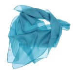 Fashion, accesorii si bijuterii - Femei - Accesorii femei - Esarfe si fulare femei - Esarfa, Batic, de dama, Buticcochet, Turcoaz, din 100% matase, 90x90 cm - ES881 - Infinity.ro