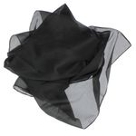Fashion, accesorii si bijuterii - Femei - Accesorii femei - Esarfe si fulare femei - Esarfa, Batic, de dama, Buticcochet, Negru, din 100% matase, 90x90 cm - ES878 - Infinity.ro