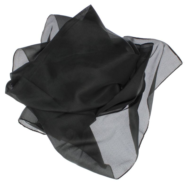 Fashion, accesorii si bijuterii - Femei - Accesorii femei - Esarfe si fulare femei - Esarfa, Batic, de dama, Buticcochet, Negru, din 100% matase, 90x90 cm - ES878 - Infinity.ro