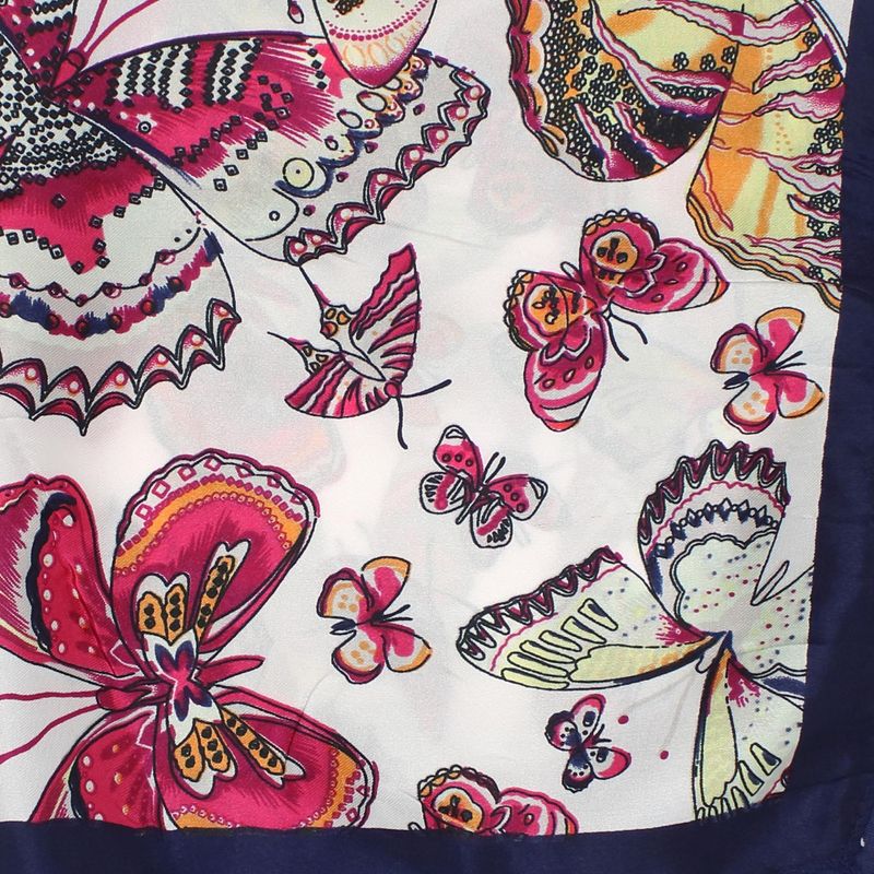 Fashion, accesorii si bijuterii - Femei - Accesorii femei - Esarfe si fulare femei - Batic de dama, 50 x 50 cm, ButicCochet, din satin, multicolor - ES2564 - Infinity.ro