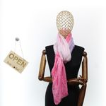 Fashion, accesorii si bijuterii - Femei - Accesorii femei - Esarfe si fulare femei - Esarfa de dama, cu model liniar, ButicCochet, 70% poliester 30% vascoza, Fucsia - ES2945 - Infinity.ro