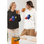 Fashion, accesorii si bijuterii - Femei - Imbracaminte femei - Hanorace femei - Hanorac Femei Cautarea lui Nemo Dory Marlin Tata Viata Marina, alb, marime 2XL - Infinity.ro