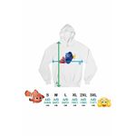 Fashion, accesorii si bijuterii - Femei - Imbracaminte femei - Hanorace femei - Hanorac Femei Cautarea lui Nemo Dory Marlin Tata Viata Marina, alb, marime 2XL - Infinity.ro