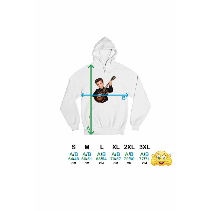 Fashion, accesorii si bijuterii - Femei - Imbracaminte femei - Hanorace femei - Hanorac Femei Chris Isaak Guitar, alb, marime 2XL - Infinity.ro