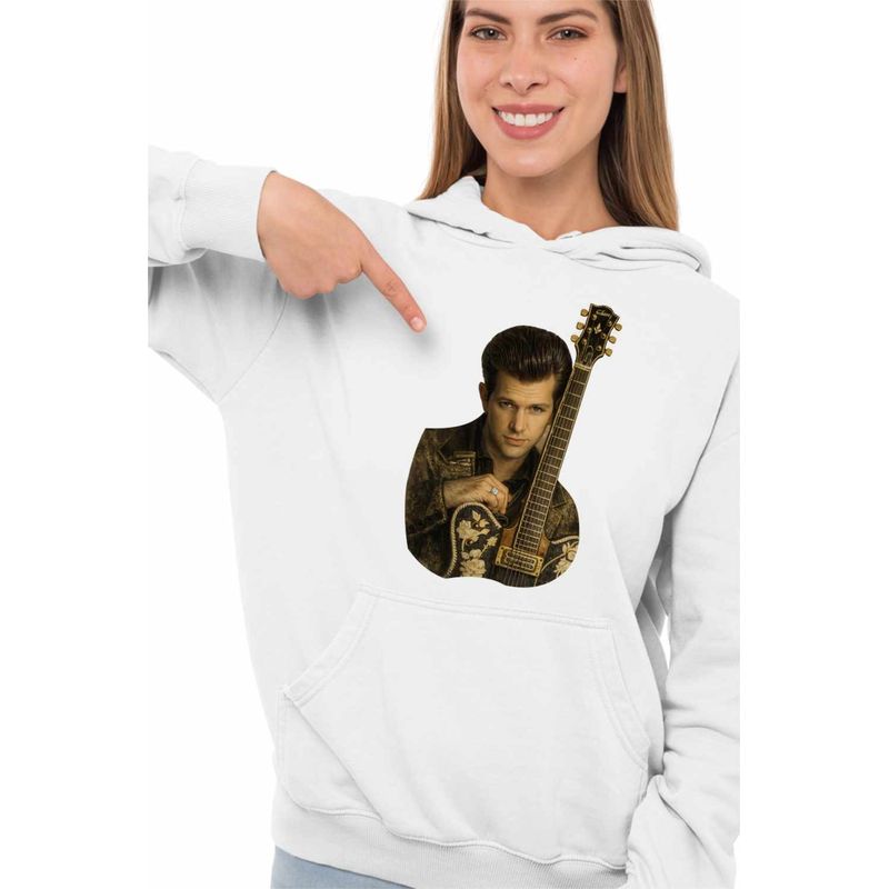 Fashion, accesorii si bijuterii - Femei - Imbracaminte femei - Hanorace femei - Hanorac Femei Chris Isaak Wicked Game, alb, marime 2XL - Infinity.ro