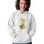 Fashion, accesorii si bijuterii - Femei - Imbracaminte femei - Hanorace femei - Hanorac Femei Clopotica Peter Pan Tinker Bell, alb, marime 2XL - Infinity.ro