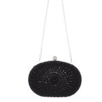 Fashion, accesorii si bijuterii - Femei - Accesorii femei - Genti si rucsacuri femei - Geanta clutch, de dama, din material sintetic, ButicCochet, 20x14x5 cm, Negru - GND1153 - Infinity.ro