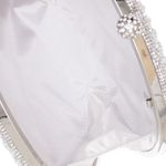Fashion, accesorii si bijuterii - Femei - Accesorii femei - Genti si rucsacuri femei - Geanta clutch, de dama, din material sintetic, ButicCochet, 20x14x5 cm, Argintiu - GND1152 - Infinity.ro