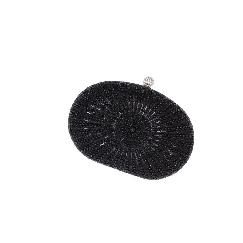 Fashion, accesorii si bijuterii - Femei - Accesorii femei - Genti si rucsacuri femei - Geanta clutch, de dama, din material sintetic, ButicCochet, 20x14x5 cm, Negru - GND1153 - Infinity.ro