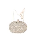 Fashion, accesorii si bijuterii - Femei - Accesorii femei - Genti si rucsacuri femei - Geanta clutch, de dama, din material sintetic, ButicCochet, 20x14x5 cm, Auriu - GND1154 - Infinity.ro