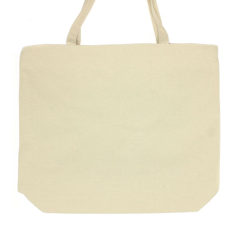 Fashion, accesorii si bijuterii - Femei - Accesorii femei - Genti si rucsacuri femei - Geanta de plaja, din material textil, ButicCochet, 42x47 cm, imprimeu cu fluturi, Bej - GND169 - Infinity.ro