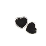 Fashion, accesorii si bijuterii - Femei - Accesorii femei - Genti si rucsacuri femei - Mini gentuta, de dama, din material sintetic, ButicCochet, 8x9x4 cm, inima cu perle, Negru - GND953 - Infinity.ro