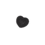 Fashion, accesorii si bijuterii - Femei - Accesorii femei - Genti si rucsacuri femei - Mini gentuta, de dama, din material sintetic, ButicCochet, 8x9x4 cm, inima cu perle, Negru - GND953 - Infinity.ro