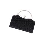 Fashion, accesorii si bijuterii - Femei - Accesorii femei - Genti si rucsacuri femei - Geanta clutch, de dama, din material sintetic, ButicCochet, 21x12x4 cm, Negru - GND1157 - Infinity.ro