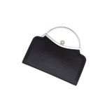 Fashion, accesorii si bijuterii - Femei - Accesorii femei - Genti si rucsacuri femei - Geanta clutch, de dama, din material sintetic, ButicCochet, 21x12x4 cm, Negru - GND1157 - Infinity.ro