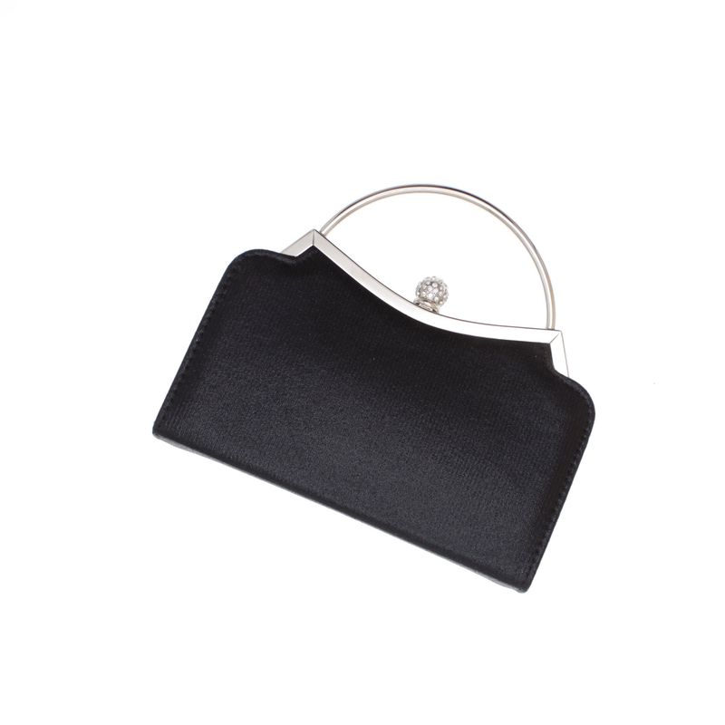 Fashion, accesorii si bijuterii - Femei - Accesorii femei - Genti si rucsacuri femei - Geanta clutch, de dama, din material sintetic, ButicCochet, 21x12x4 cm, Negru - GND1157 - Infinity.ro