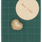 Fashion, accesorii si bijuterii - Femei - Accesorii femei - Genti si rucsacuri femei - Mini gentuta, de dama, din material sintetic, ButicCochet, 8x9x4 cm, inima cu strasuri, Auriu - GND957 - Infinity.ro