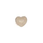 Fashion, accesorii si bijuterii - Femei - Accesorii femei - Genti si rucsacuri femei - Mini gentuta, de dama, din material sintetic, ButicCochet, 8x9x4 cm, inima cu strasuri, Auriu - GND960 - Infinity.ro