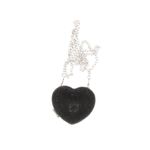 Fashion, accesorii si bijuterii - Femei - Accesorii femei - Genti si rucsacuri femei - Mini gentuta, de dama, din material sintetic, ButicCochet, 8x9x4 cm, inima cu strasuri, Negru - GND959 - Infinity.ro