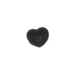 Fashion, accesorii si bijuterii - Femei - Accesorii femei - Genti si rucsacuri femei - Mini gentuta, de dama, din material sintetic, ButicCochet, 8x9x4 cm, inima cu strasuri, Negru - GND959 - Infinity.ro