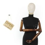 Fashion, accesorii si bijuterii - Femei - Accesorii femei - Genti si rucsacuri femei - Mini gentuta, de dama, din material sintetic, ButicCochet, 8x9x4 cm, inima cu strasuri, Negru - GND959 - Infinity.ro
