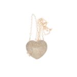 Fashion, accesorii si bijuterii - Femei - Accesorii femei - Genti si rucsacuri femei - Mini gentuta, de dama, din material sintetic, ButicCochet, 8x9x4 cm, inima cu strasuri, Auriu - GND960 - Infinity.ro