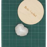 Fashion, accesorii si bijuterii - Femei - Accesorii femei - Genti si rucsacuri femei - Mini gentuta, de dama, din material sintetic, ButicCochet, 8x9x4 cm, inima cu strasuri, Argintiu - GND958 - Infinity.ro