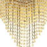 Fashion, accesorii si bijuterii - Femei - Accesorii femei - Genti si rucsacuri femei - Mini gentuta, de dama, din material sintetic, ButicCochet, 8x9x4 cm, inima cu strasuri, Auriu - GND957 - Infinity.ro