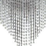 Fashion, accesorii si bijuterii - Femei - Accesorii femei - Genti si rucsacuri femei - Mini gentuta, de dama, din material sintetic, ButicCochet, 8x9x4 cm, inima cu strasuri, Argintiu - GND958 - Infinity.ro