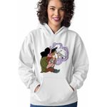 Fashion, accesorii si bijuterii - Femei - Imbracaminte femei - Hanorace femei - Hanorac Femei Cocosatul de la Notre-Dame Quasimodo Esmeralda Djali, alb, marime 2XL - Infinity.ro