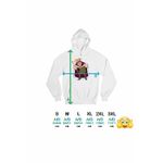 Fashion, accesorii si bijuterii - Femei - Imbracaminte femei - Hanorace femei - Hanorac Femei Cocosatul de la Notre-Dame Quasimodo, alb, marime 2XL - Infinity.ro