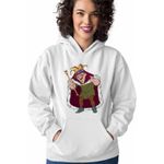Fashion, accesorii si bijuterii - Femei - Imbracaminte femei - Hanorace femei - Hanorac Femei Cocosatul de la Notre-Dame Quasimodo, alb, marime 2XL - Infinity.ro