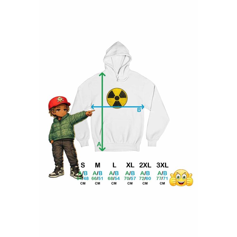Fashion, accesorii si bijuterii - Femei - Imbracaminte femei - Hanorace femei - Hanorac Femei Danger Radiation Don Toliver Trap, alb, marime 2XL - Infinity.ro