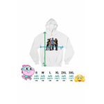 Fashion, accesorii si bijuterii - Femei - Imbracaminte femei - Hanorace femei - Hanorac Femei Danger Force Toata Echipa, alb, marime 2XL - Infinity.ro