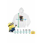 Fashion, accesorii si bijuterii - Femei - Imbracaminte femei - Hanorace femei - Hanorac Femei Despicable Me Family Minions, alb, marime 2XL - Infinity.ro
