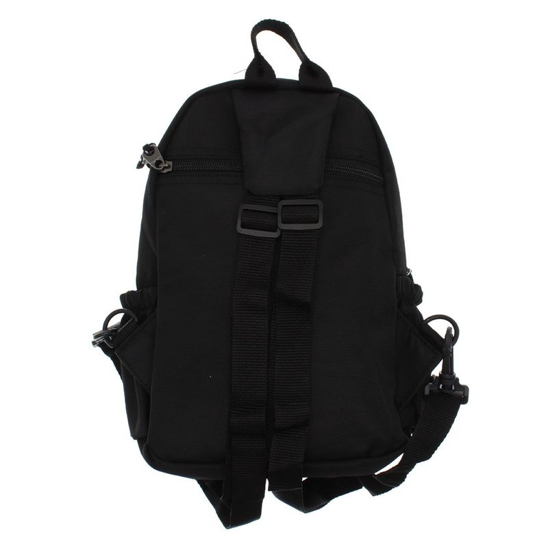 Fashion, accesorii si bijuterii - Femei - Accesorii femei - Genti si rucsacuri femei - Rucsac din material sintetic, unisex, 29x20x12 cm, Buticcochet, 4 compartimente, Negru - RUC260 - Infinity.ro