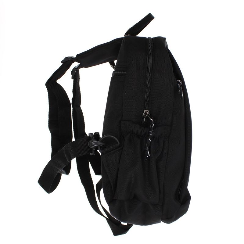 Fashion, accesorii si bijuterii - Femei - Accesorii femei - Genti si rucsacuri femei - Rucsac din material sintetic, unisex, 29x20x12 cm, Buticcochet, 4 compartimente, Negru - RUC260 - Infinity.ro