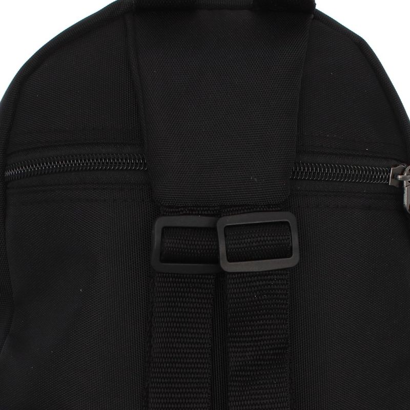 Fashion, accesorii si bijuterii - Femei - Accesorii femei - Genti si rucsacuri femei - Rucsac din material sintetic, unisex, 29x20x12 cm, Buticcochet, 4 compartimente, Negru - RUC260 - Infinity.ro