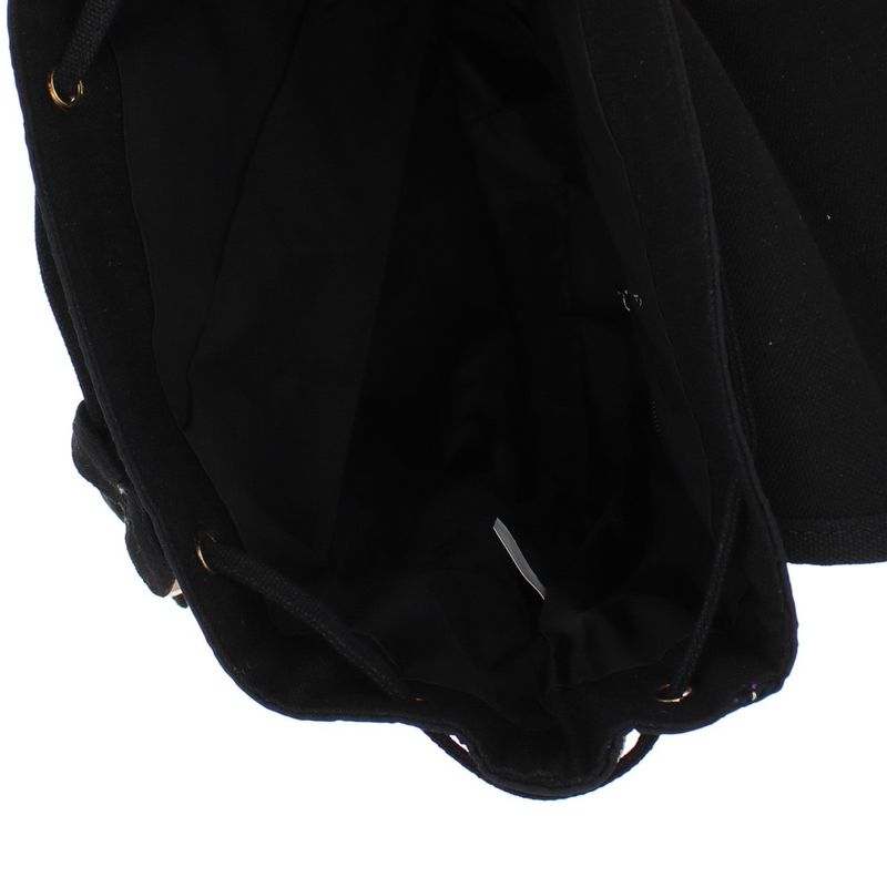 Fashion, accesorii si bijuterii - Femei - Accesorii femei - Genti si rucsacuri femei - Rucsac dama, din material textil, 35x26x13 cm, Negru cu flori brodate albastre  - RUC237 - Infinity.ro