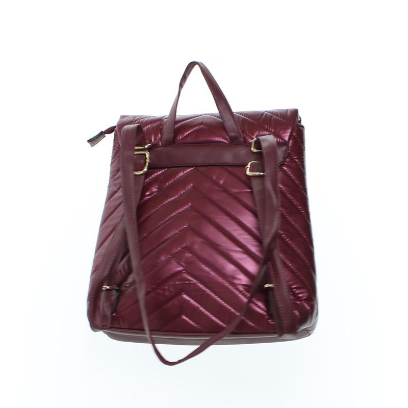 Fashion, accesorii si bijuterii - Femei - Accesorii femei - Genti si rucsacuri femei - Rucsac de dama, din fas, Co&Coo Fashion, 31x30 cm, Visiniu - GND54 - Infinity.ro