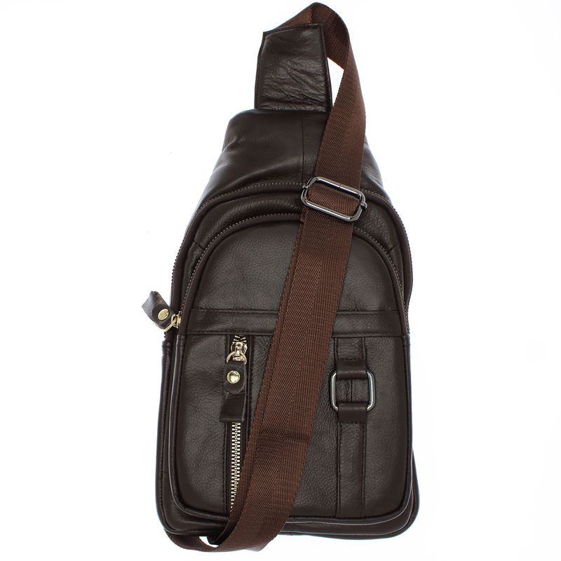 Fashion, accesorii si bijuterii - Femei - Accesorii femei - Genti si rucsacuri femei - Rucsac din piele naturala, ButicCochet, 30x17x9 cm, 5 compartimente, Maro - RUC245 - Infinity.ro