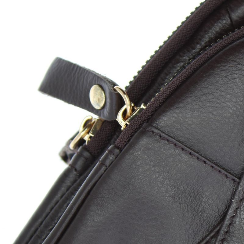 Fashion, accesorii si bijuterii - Femei - Accesorii femei - Genti si rucsacuri femei - Rucsac din piele naturala, ButicCochet, 30x17x7 cm, 4 compartimente, Negru - RUC247 - Infinity.ro